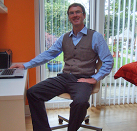 © Victor Megannety - Victor in his office - March 2012